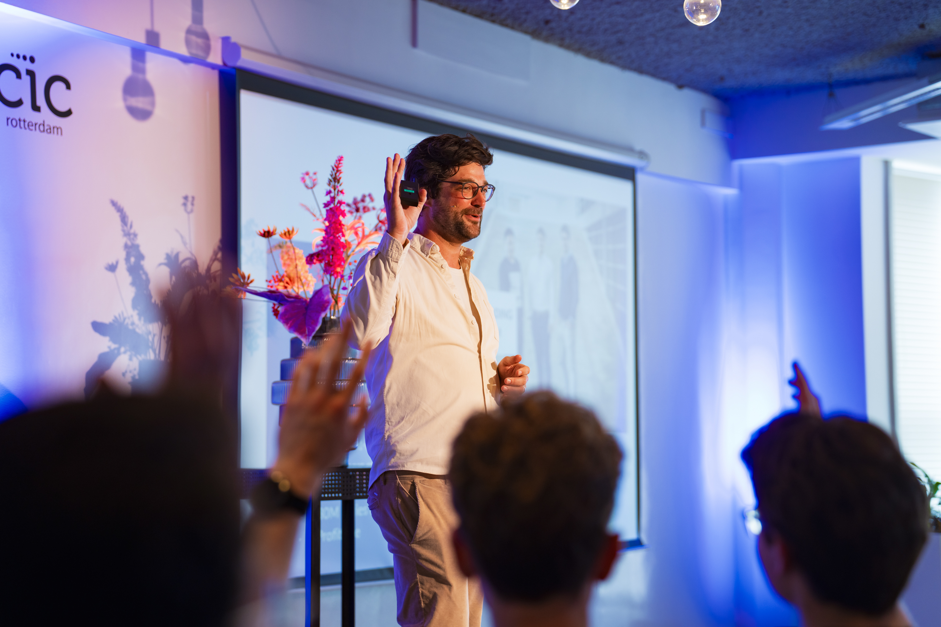A speaker session at CIC Rotterdam